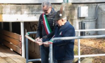 Inaugurato il nuovo ponticello sul torrente Livescia