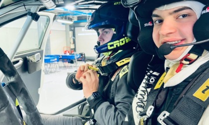 A 17 anni Francesco è un astro nascente del rally