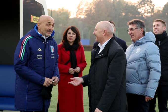 Visita speciale alla Nazionale, l’Amministrazione comunale incontra Spalletti in Pinetina