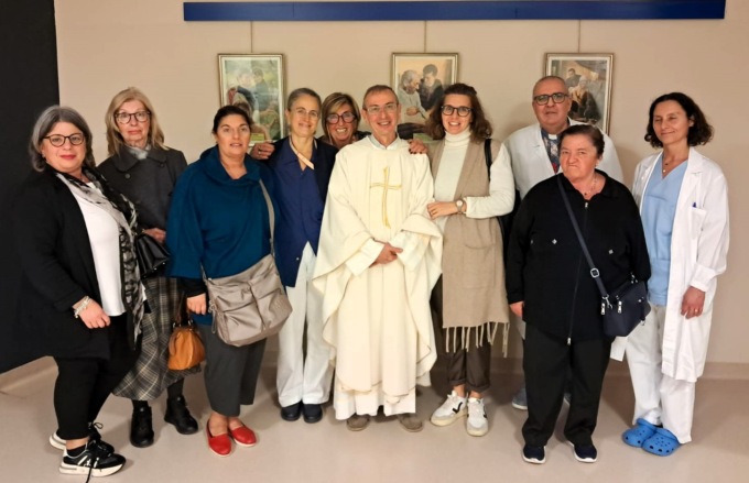 Padre Fabio ringrazia il Sant’Anna dopo dieci anni di servizio