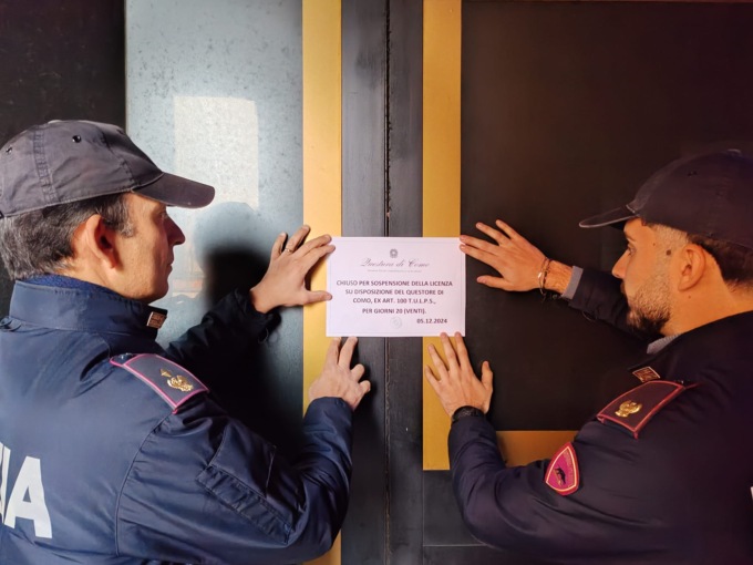 Sala slot, sospesa per 20 giorni l’attività di via Anzani