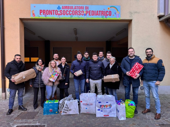 Doni per i bambini dell’ospedale