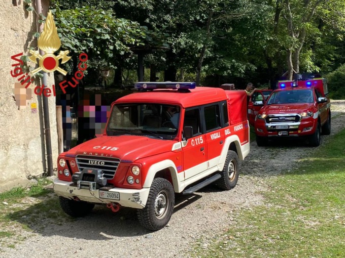 Escursionista recuperato dai Vigili del fuoco in un rifugio