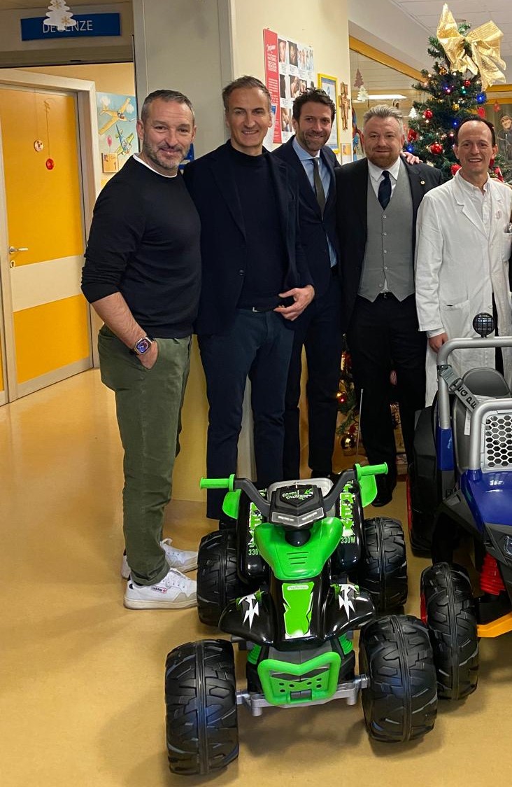 Zambrotta e Lions Club Monticello all’ospedale di Erba