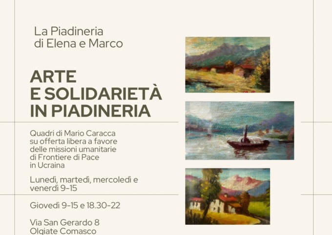 La piadineria di via San Gerardo spalanca le porte all’arte e alla solidarietà