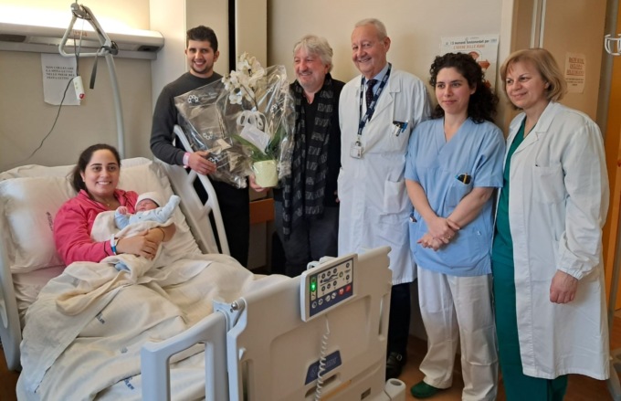 Adam e Matteo sono i primi nati del 2025 all’ospedale Sant’Anna