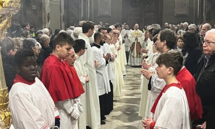 Prima messa in San Giorgio per il novello sacerdote Luca Spreafico