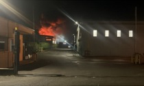 Maxi incendio alla ditta Salice