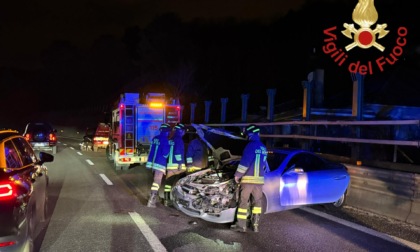 Incidente in galleria sulla A9