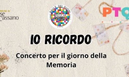 "Io ricordo": serata di musica per il Giorno della Memoria