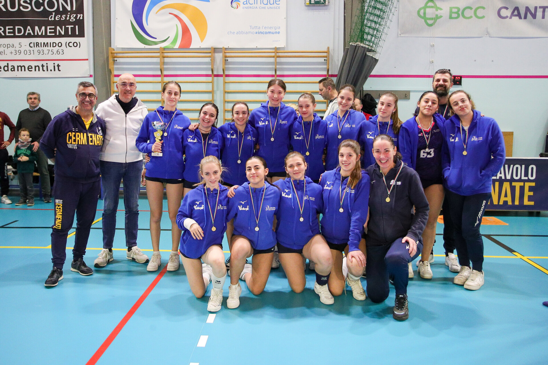 Winter Cup Virtus Cermenate 2^ CLASSIFICATA UNDER 16 FEMMINILE - PALLAVOLO SARONNO