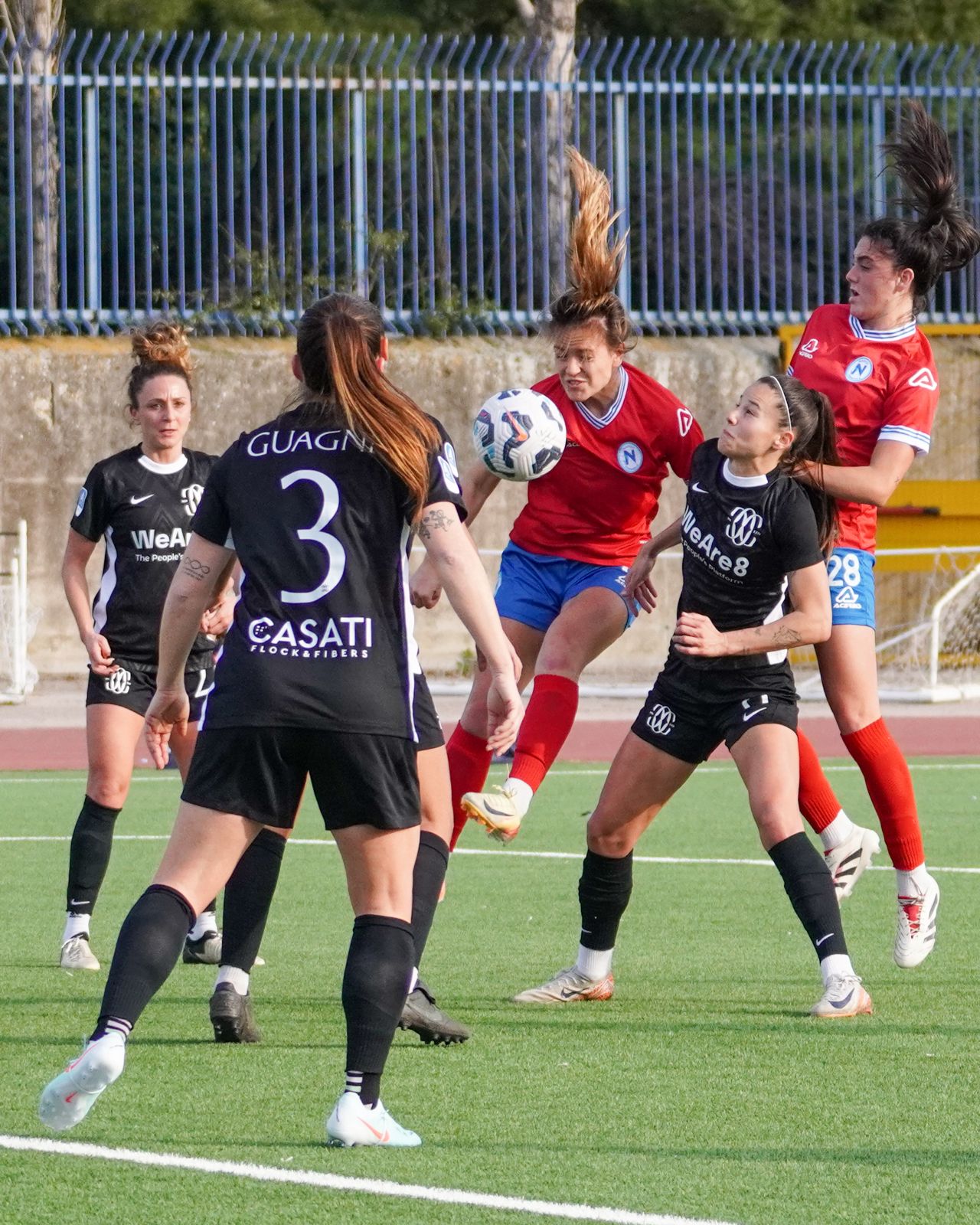 Como Women contro il Napoli