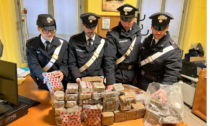 I Carabinieri di Mariano sequestrano 56 chili di hashish