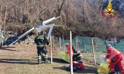 Incidente aereo per un ultraleggero: due passeggeri miracolati