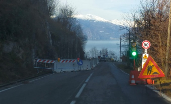Frana Onno – Valbrona: senso unico alternato prorogato fino al 28 marzo