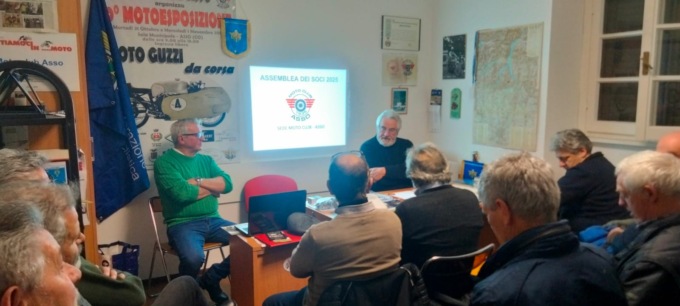 Il Moto Club Asso scalda i motori per il 2025