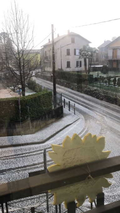 Temporale e grandinata sul territorio olgiatese