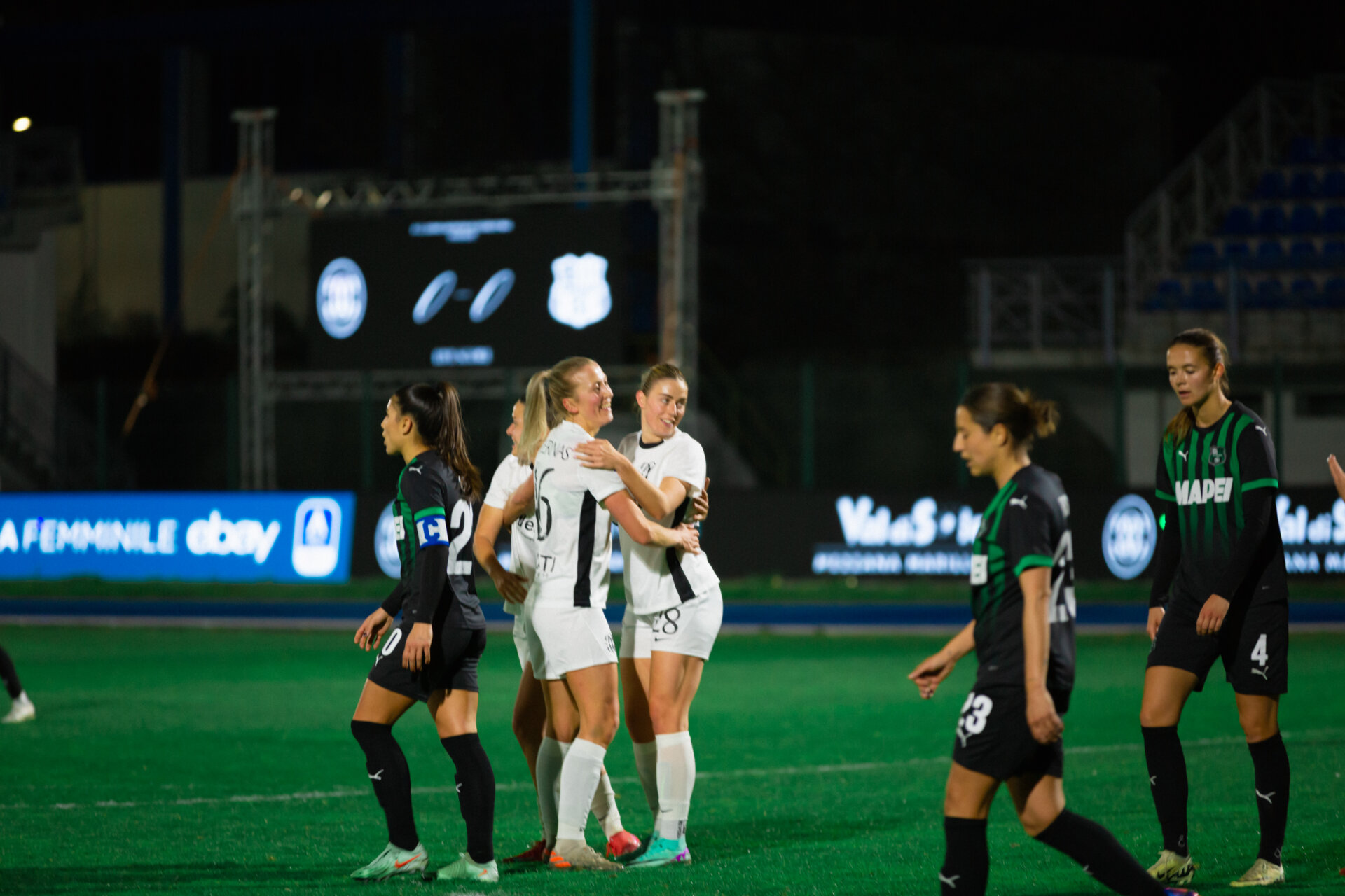 Como Women contro Sassuolo