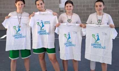 Le "fantastiche 4" campionesse provinciali del torneo di Basket 3x3