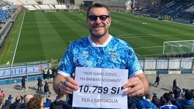 Sindaco, tifoso e ora “capopopolo” per difendere il progetto del nuovo stadio Sinigaglia