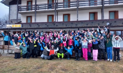 La carica dei 101 alunni di Ponte Lambro a fare "scuolainmontagna"