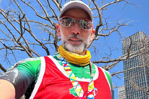 Un cabiatese alla maratona di Tokyo
