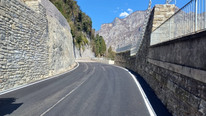 Lecco-Bellagio: riaperta la strada della Rocca a Valmadrera