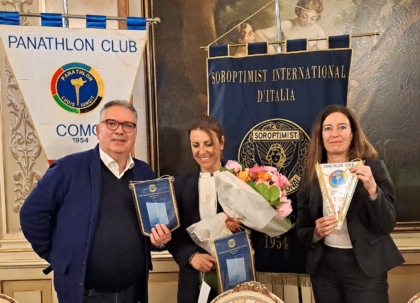 Panathlon e Soroptimist riuniti in interclub al Palace Hotel