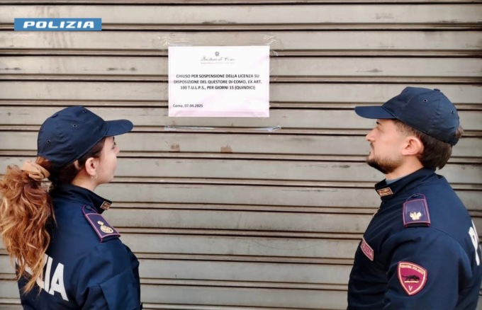 Licenza sospesa a un bar in via Leoni: era luogo di condotte illegali