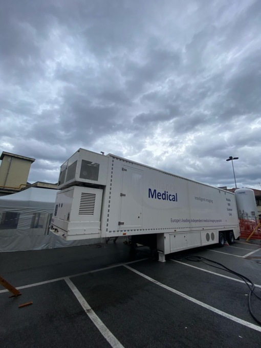 All’Ospedale la risonanza si fa sul camion