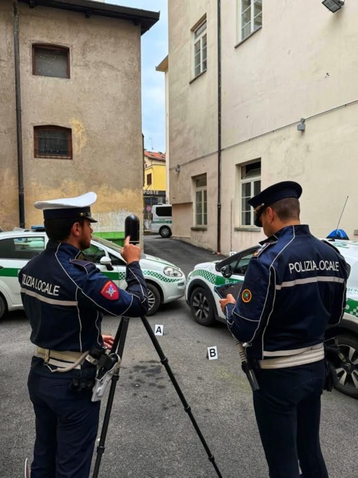 Incidenti stradali, nuovo strumento alla Polizia locale per rilevarli