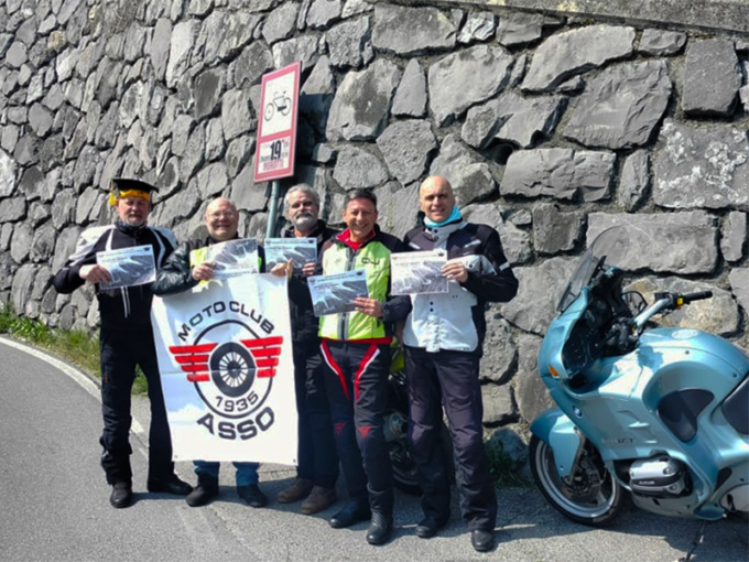 I soci del Moto Club Asso si laureano…all’Università della strada