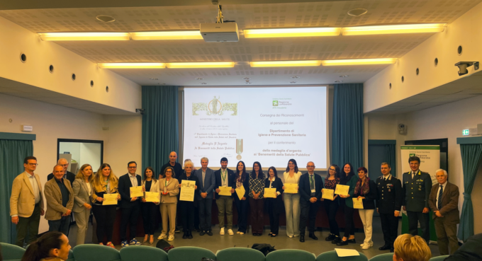 Medaglia d’Argento ai “Benemeriti della salute pubblica”