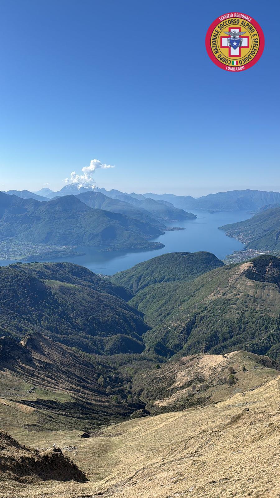 Livo turista disperso vigili del fuoco e soccorso alpino