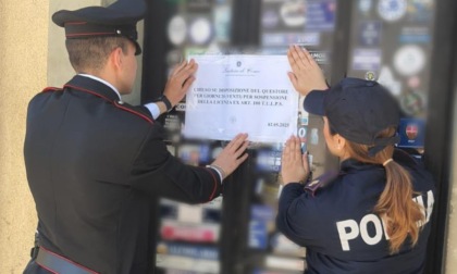 Condotte illegali e violazioni: il Questore chiude un bar