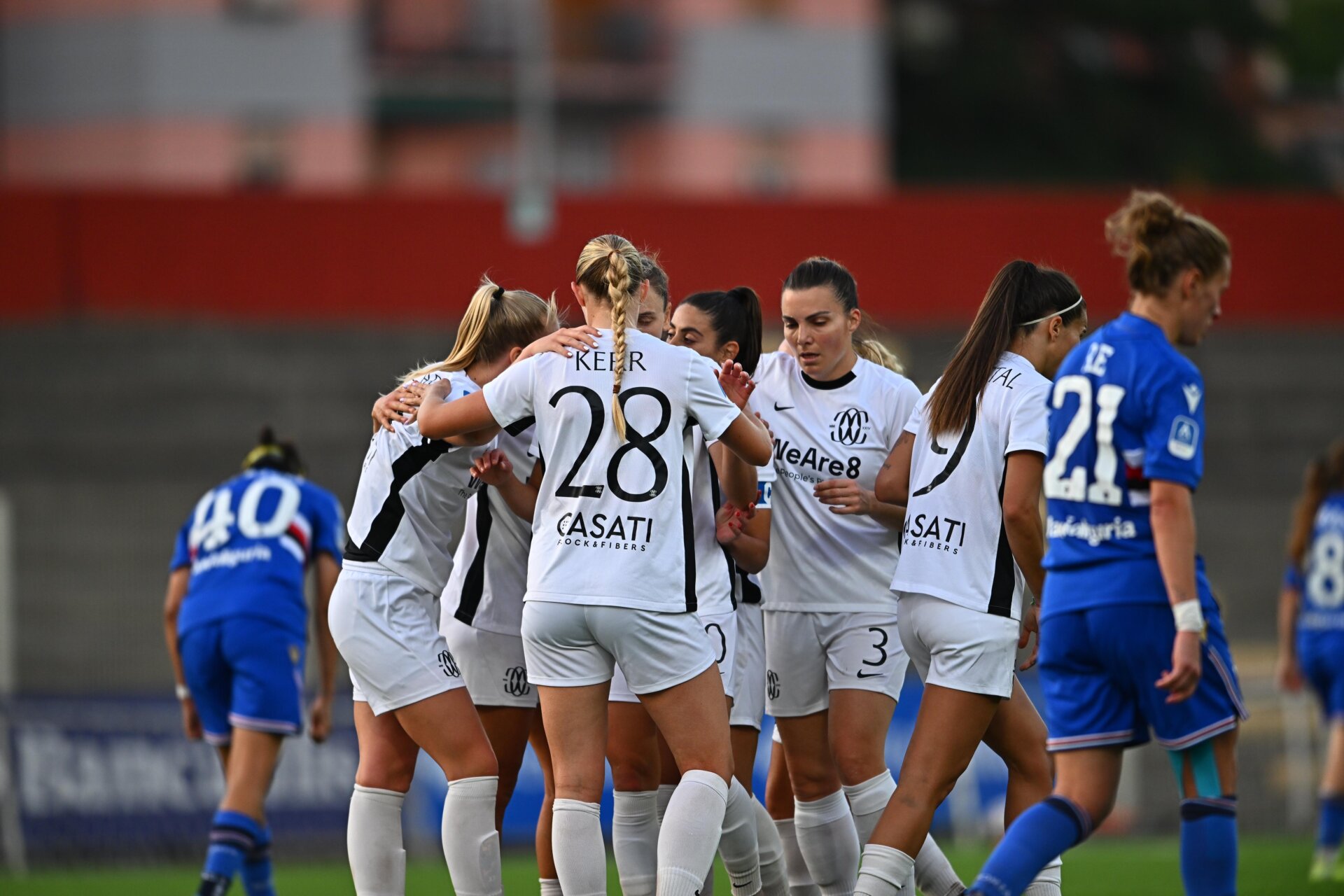 Como Women contro Sampdoria