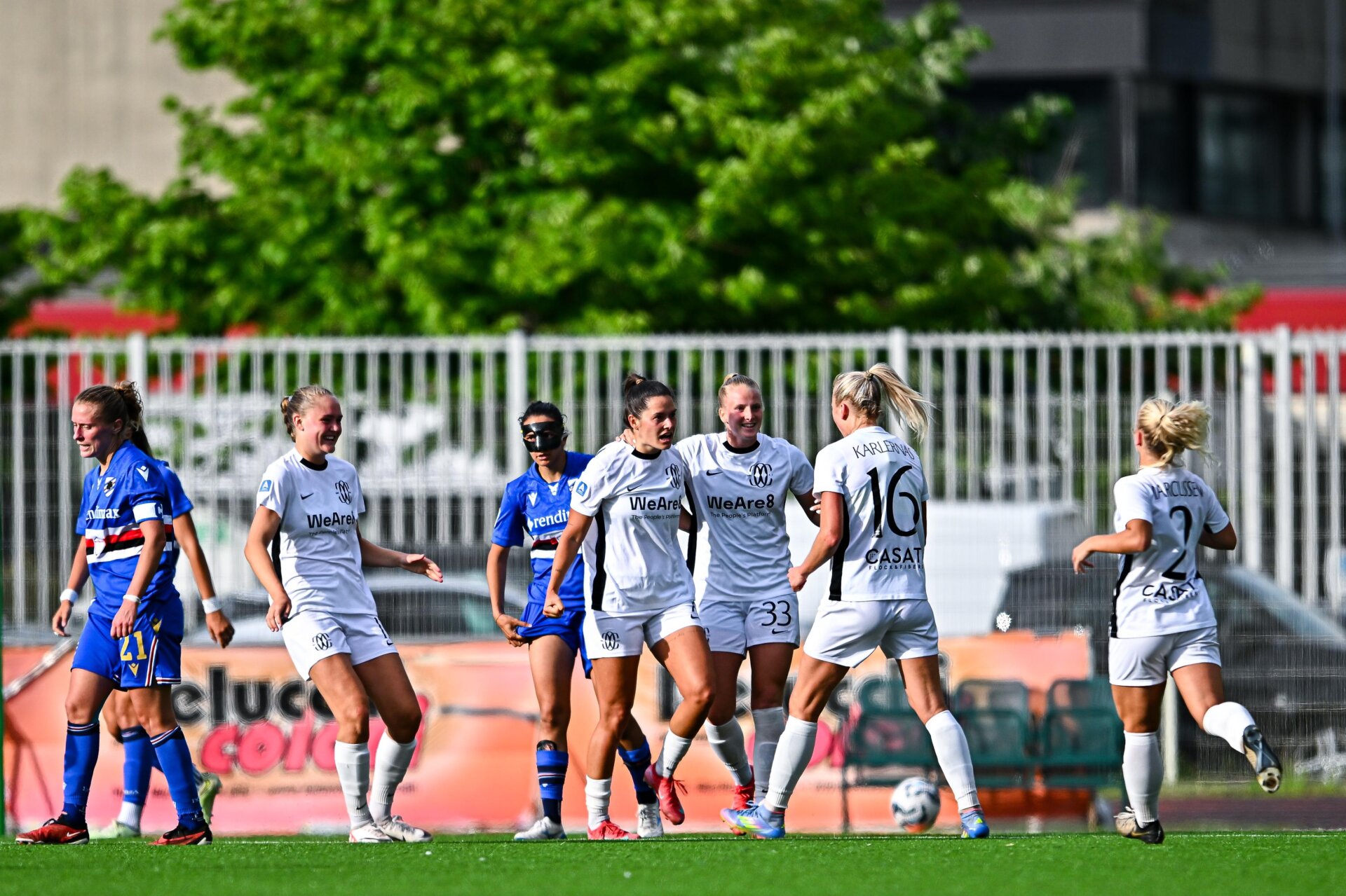 Como Women contro Sampdoria