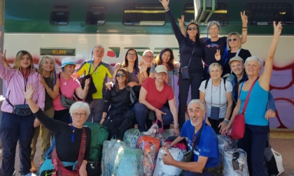 La "fantastica carovana" di camminatori è partita alla volta del Portogallo