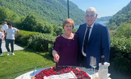 Nozze di diamante per Giovanni e Lina