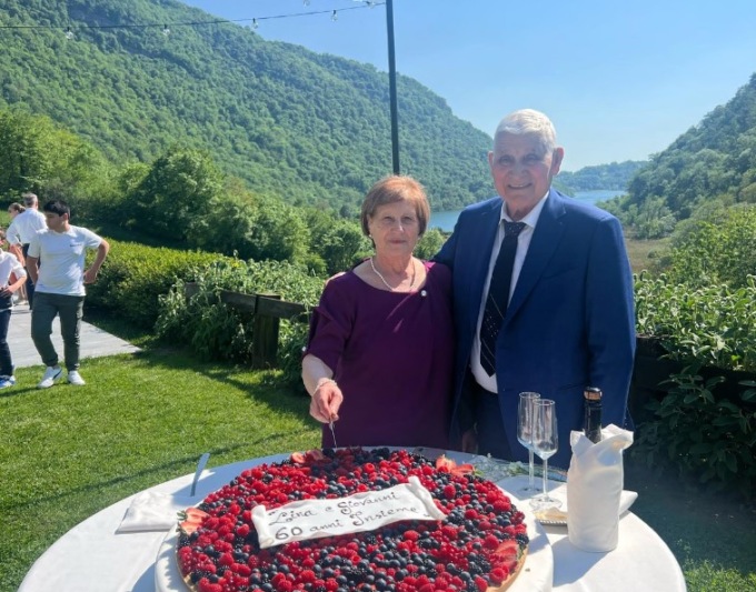 Nozze di diamante per Giovanni e Lina