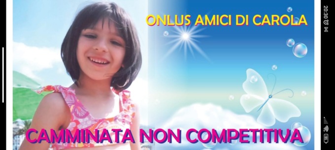 Amici di Carola: rubato lo striscione della camminata