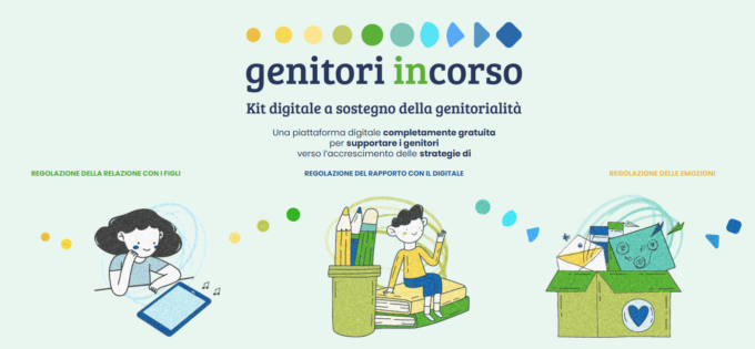 Al via Genitori inCorso, piattaforma digitale di sostegno alla genitorialità