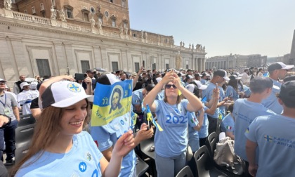 "Frontiere di Pace" all’udienza in piazza San Pietro con i ragazzi ucraini