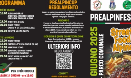"Prealpinfest" tra sport, street food e solidarietà