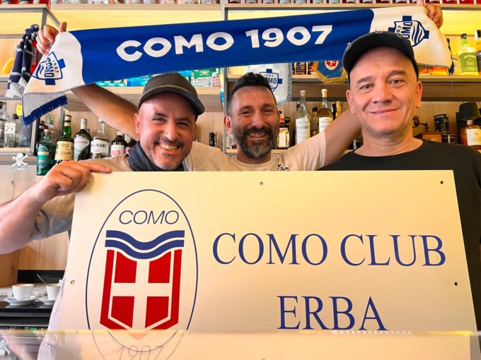 Rinasce il Como club: grande festa biancoblu