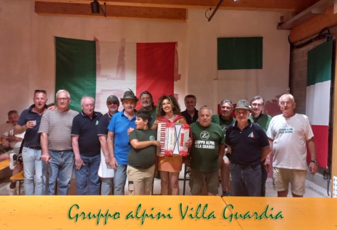Concerto in villa offerto dal gruppo Alpini