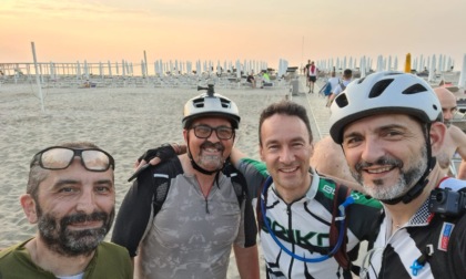 Da Ferrara al Lido di Volano, 100 chilometri di notte in sella alla bici