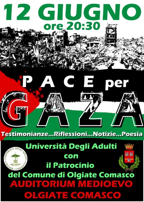 “Pace per Gaza”: testimonianze, riflessioni, notizie