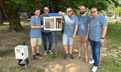 A Bosisio Parini ripristinate le casette dei libri danneggiate