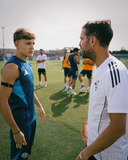 Jesús Rodríguez è arrivato a Como - foto social Como 1907